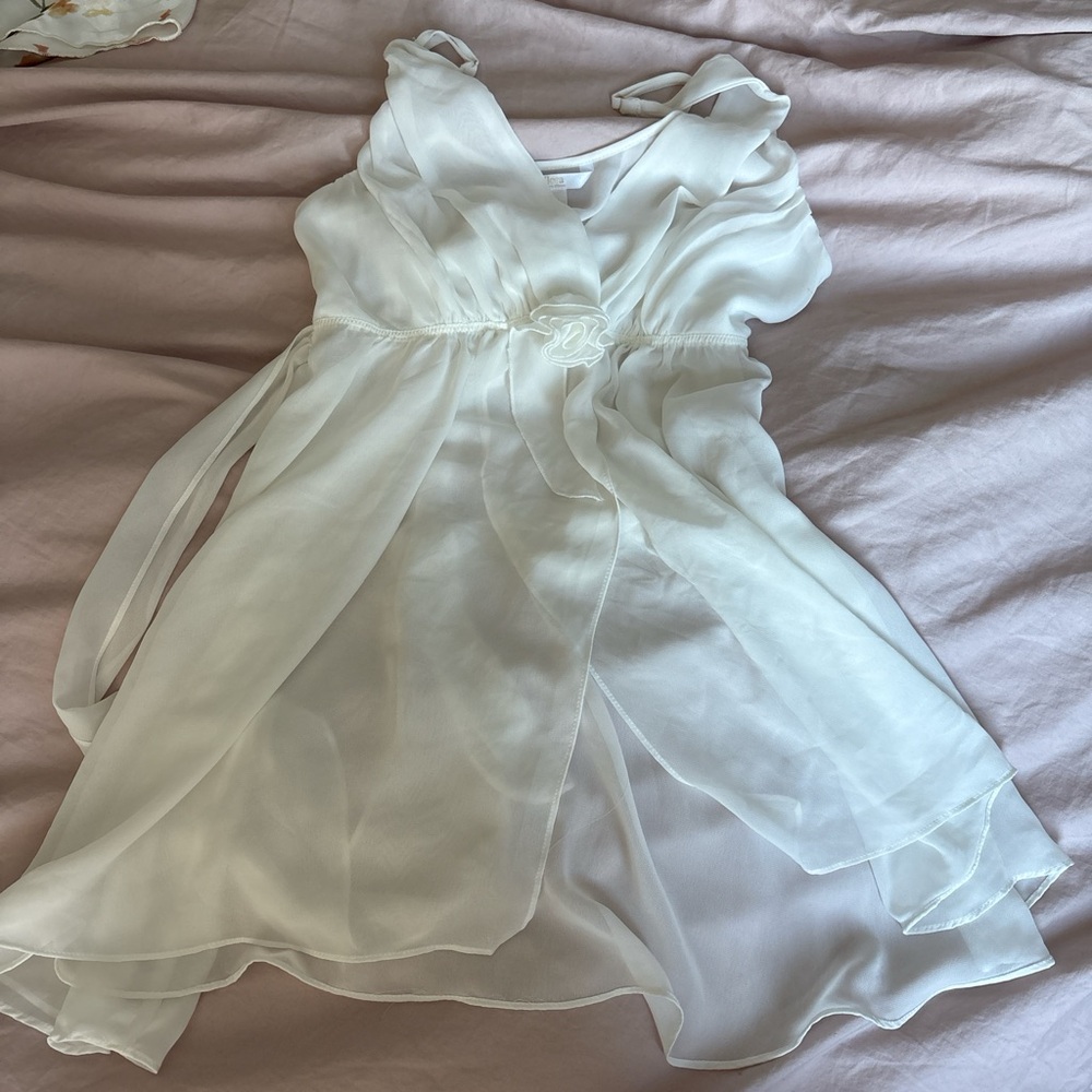 Flora Nikrooz white babydoll dress